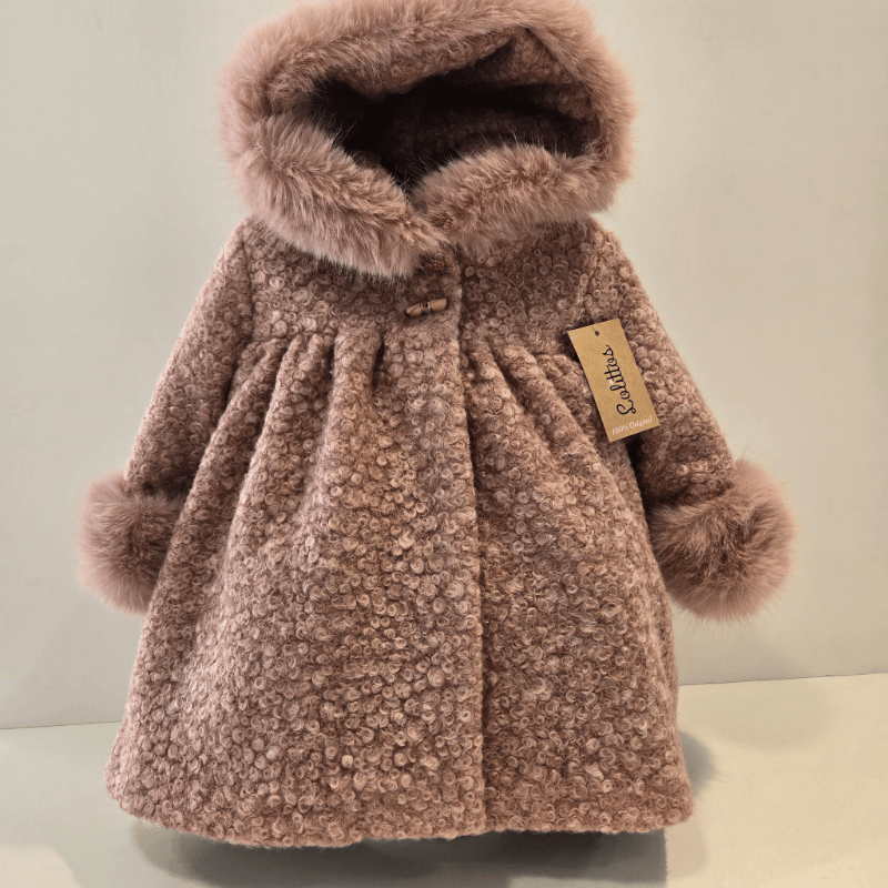 Abrigo camel colección Bubu Lolittos otoño invierno 25/26