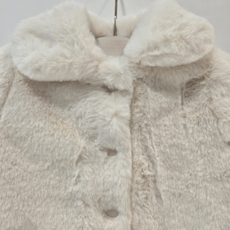 Abrigo pelo colección esencial peluche Paz Rodríguez invierno