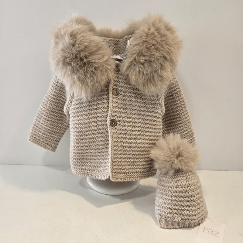 Chaquetón punto con pelo sintético esencial P. Rodriguez invierno - Imagen 4