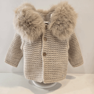 Chaquetón punto con pelo sintético esencial P. Rodriguez invierno
