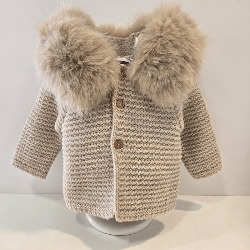 Chaquetón punto con pelo sintético esencial P. Rodriguez invierno