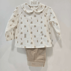 Conjunto blusa y pantalón de Paz Rodríguez invierno