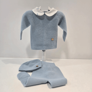 Conjunto de jersey polaina y gorro pajaritos Pangasa invierno