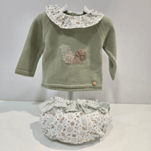 Conjunto niña Ardillas cuerpo punto braga tela Pangasa invierno