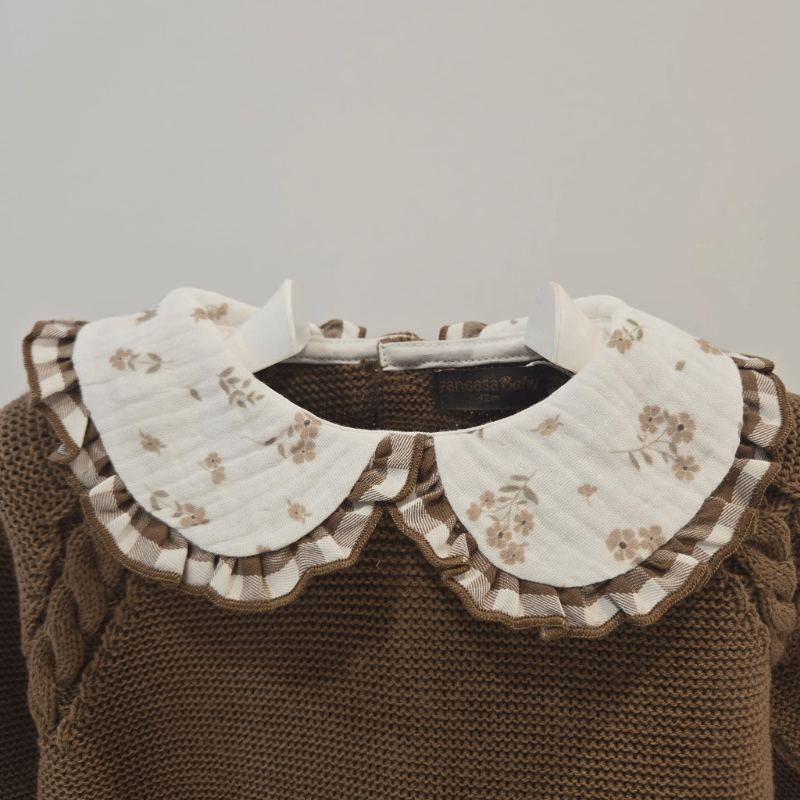 Conjunto niña chocolate jersey braga Pangasa invierno - Imagen 5