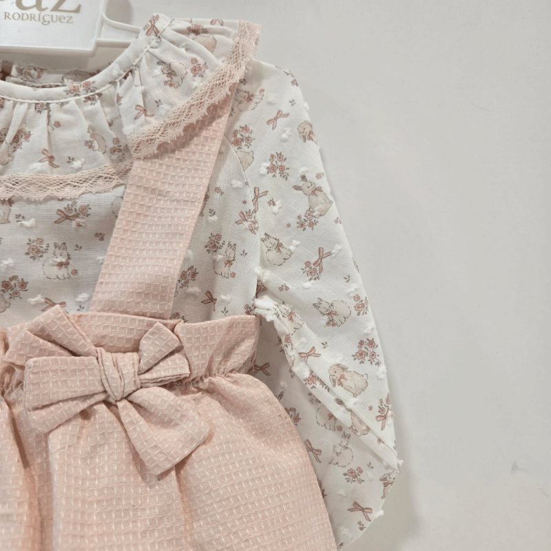 Conjunto ranita pique blusa plumety Val Paz Rodríguez invierno