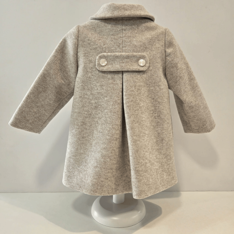 Abrigo paño angora bebe e infantil Esencial Paz Rodríguez invierno
