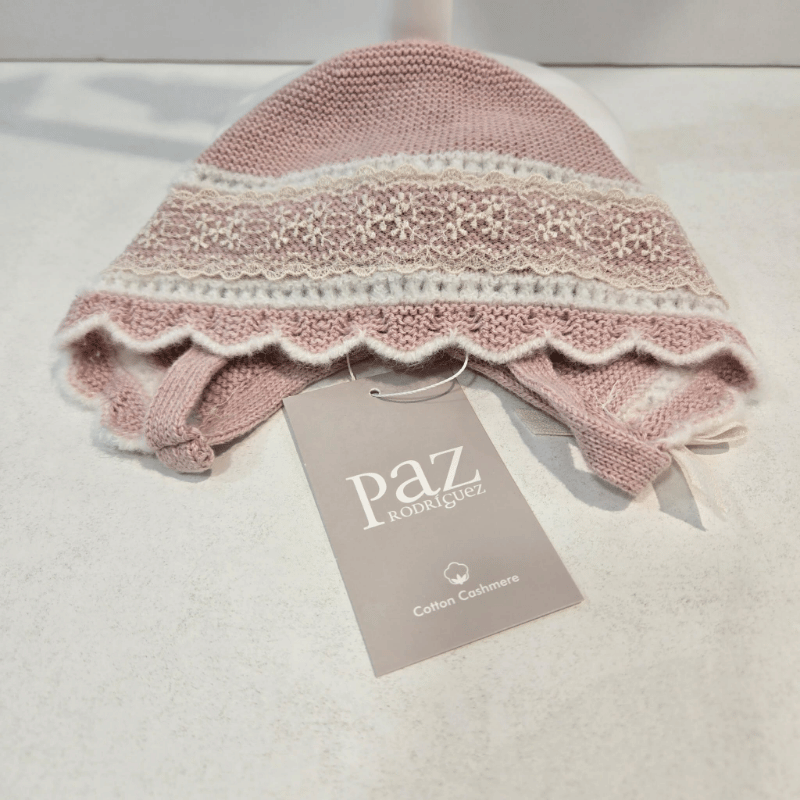 Capota punto rosa palo/crudo Lua Paz Rodríguez invierno