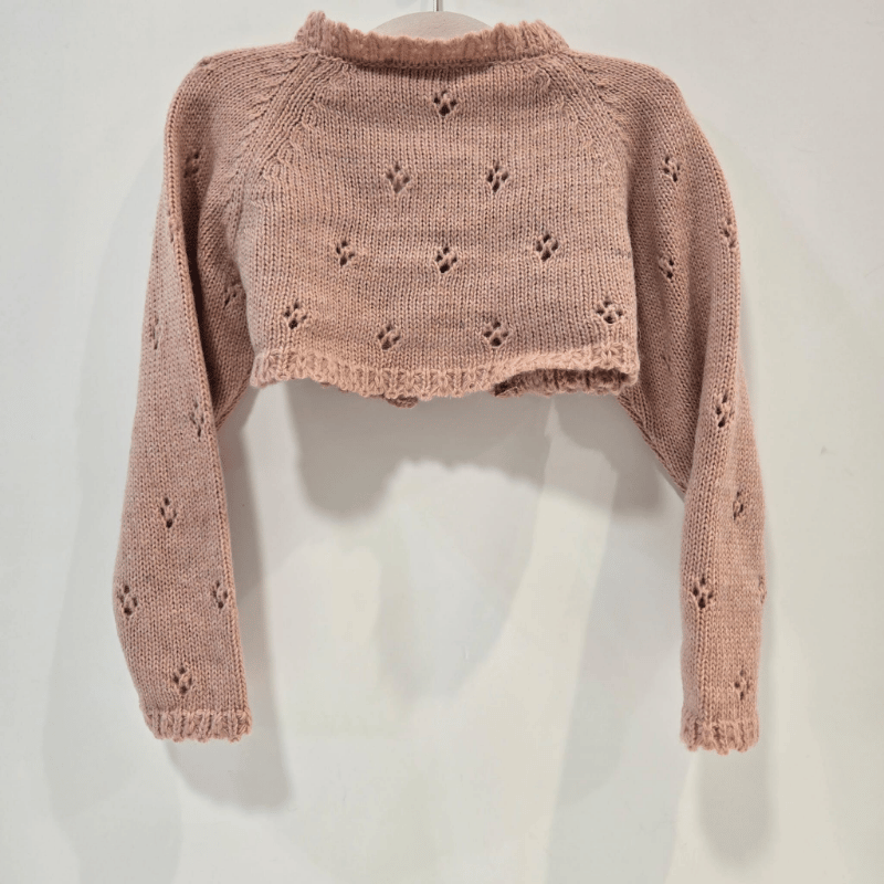 Chaqueta corta lazos colección la tata La Martinica Invierno 26/27