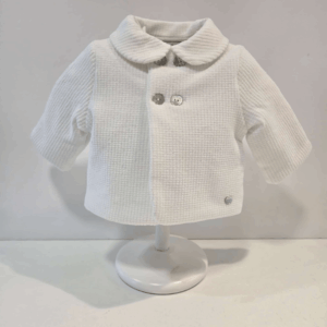 Chaquetón tundosado relieve Ternura Paz Rodríguez invierno