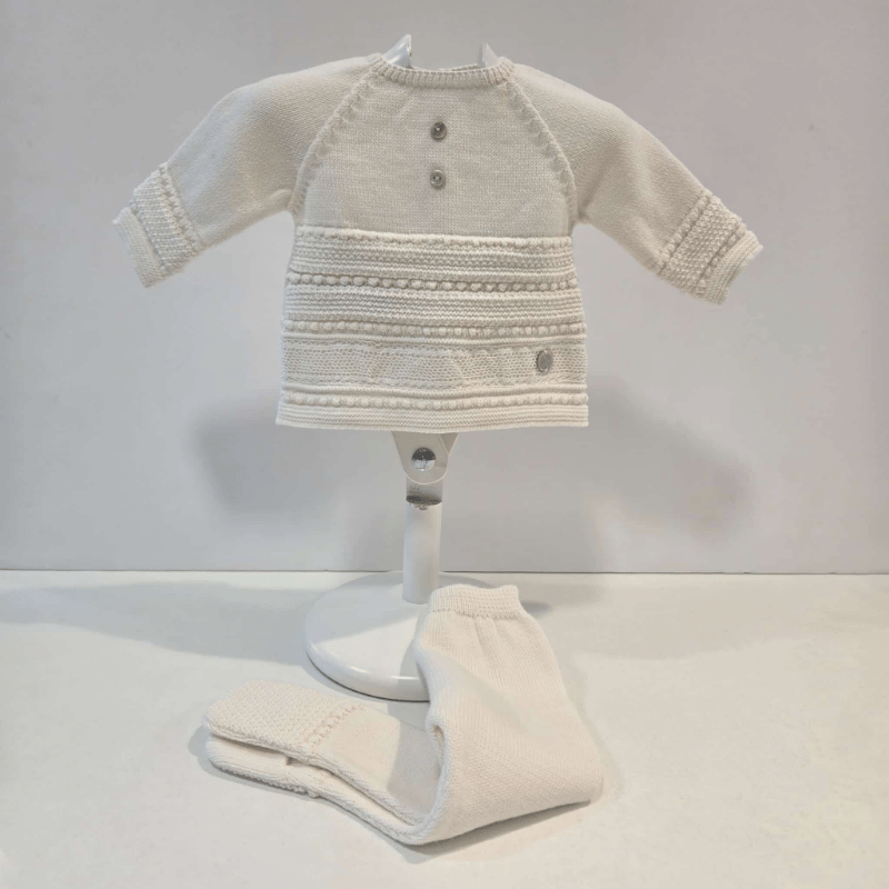 Conjunto Jubón y polaina crudo Fogar Paz Rodríguez invierno