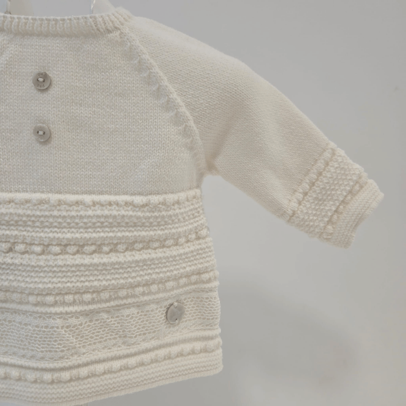 Conjunto Jubón y polaina crudo Fogar Paz Rodríguez invierno