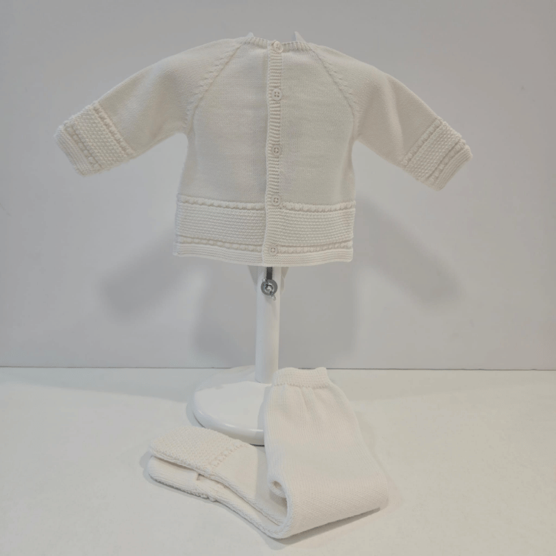 Conjunto Jubón y polaina crudo Fogar Paz Rodríguez invierno
