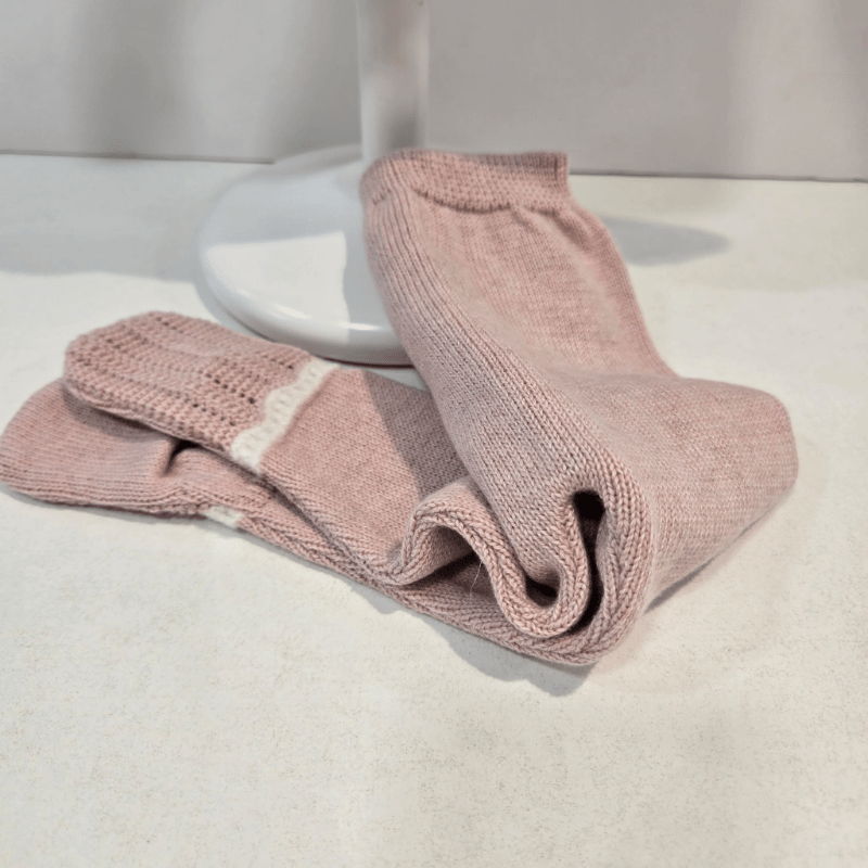 Conjunto jubón polaina Lua rosa palo Paz Rodríguez invierno