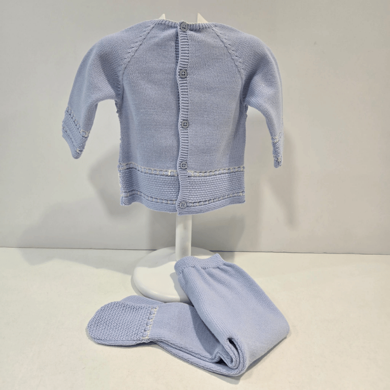 Conjunto niño jubón con polaina Fogar Paz Rodríguez invierno - Imagen 5