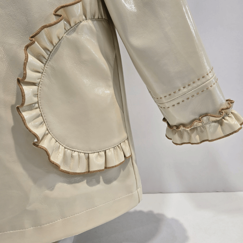 Parka charol corte canesu pelo natural La Martinica invierno 26/27