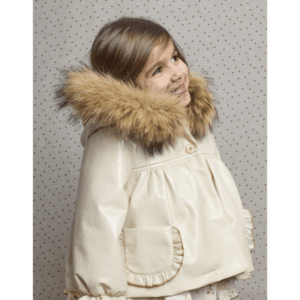 Parka charol corte canesu pelo natural La Martinica invierno 26/27