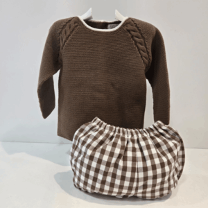 Pelele marrón chocolate niño Chocolate Pangasa invierno