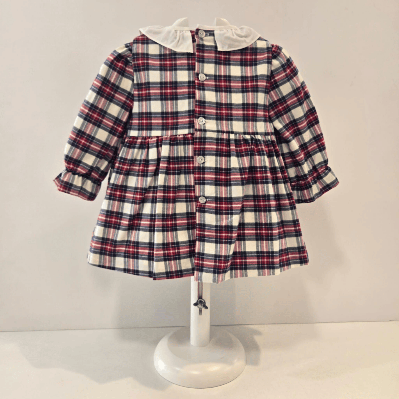 Vestido Cuadro Escoces Colección Nadal Paz Rodríguez invierno