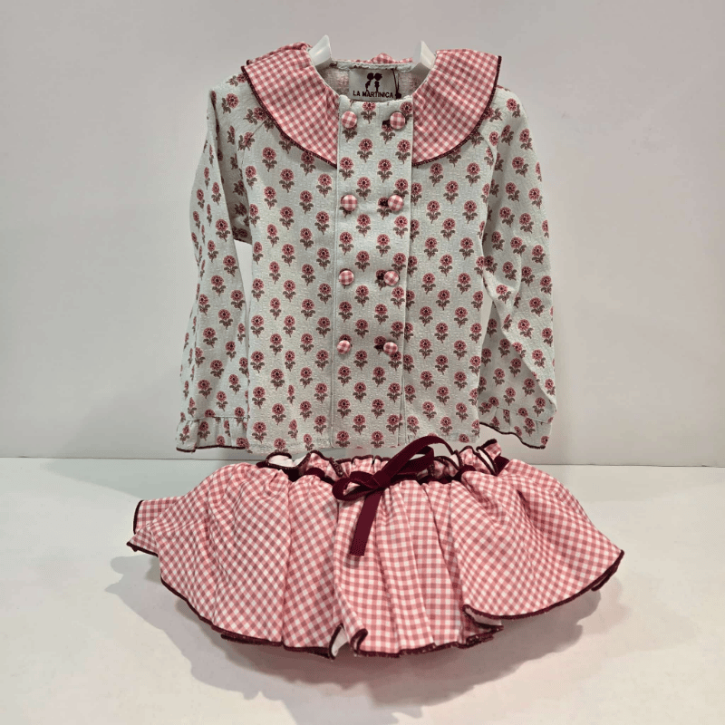 Conjunto blusa mas braguita volante Xandre La Martinica 26/27