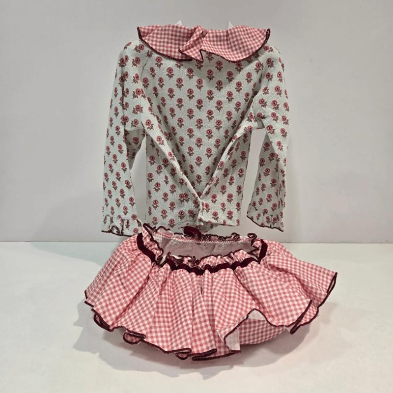 Conjunto blusa mas braguita volante Xandre La Martinica 26/27