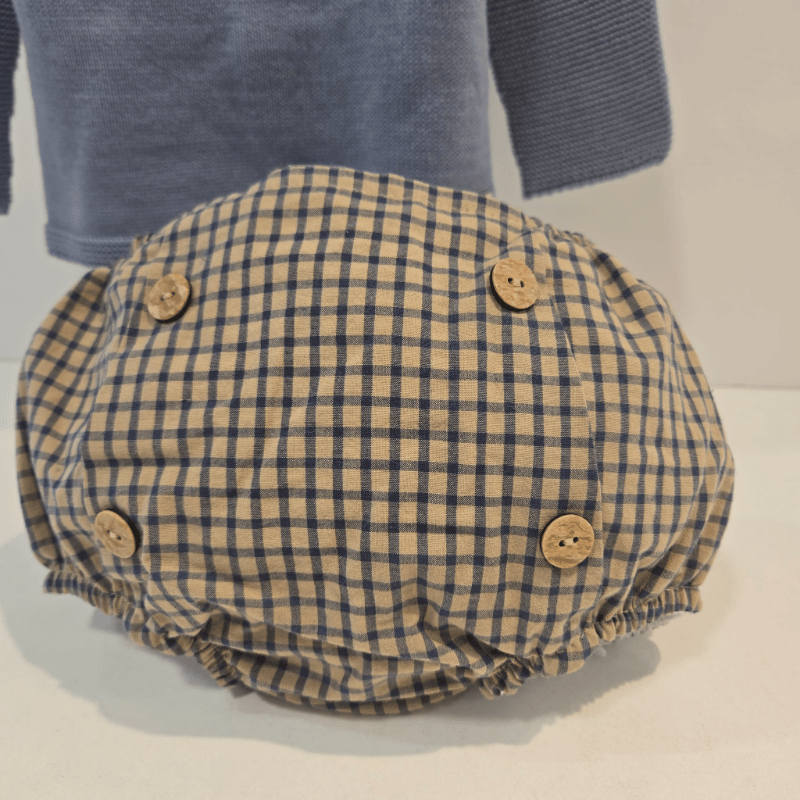 Conjunto niño Chocolatito braga cuadros Bruma Pangasa invierno
