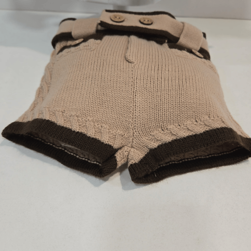 Conjunto niño tres prendas Rahigo color Caña otoño invierno