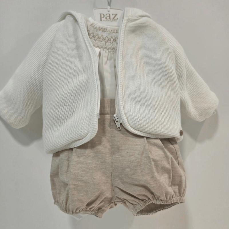 Conjunto niño camisa nido pantalón Pascua P. Rodríguez invierno