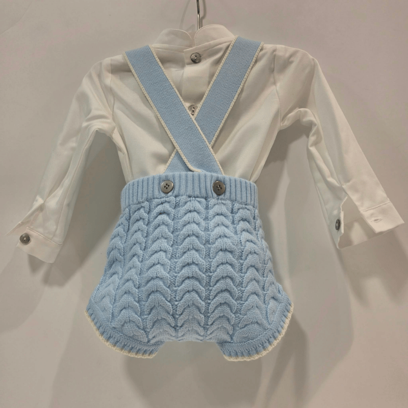 Conjunto niño peto chaqueta azul bebé Rahigo otoño invierno - Imagen 4