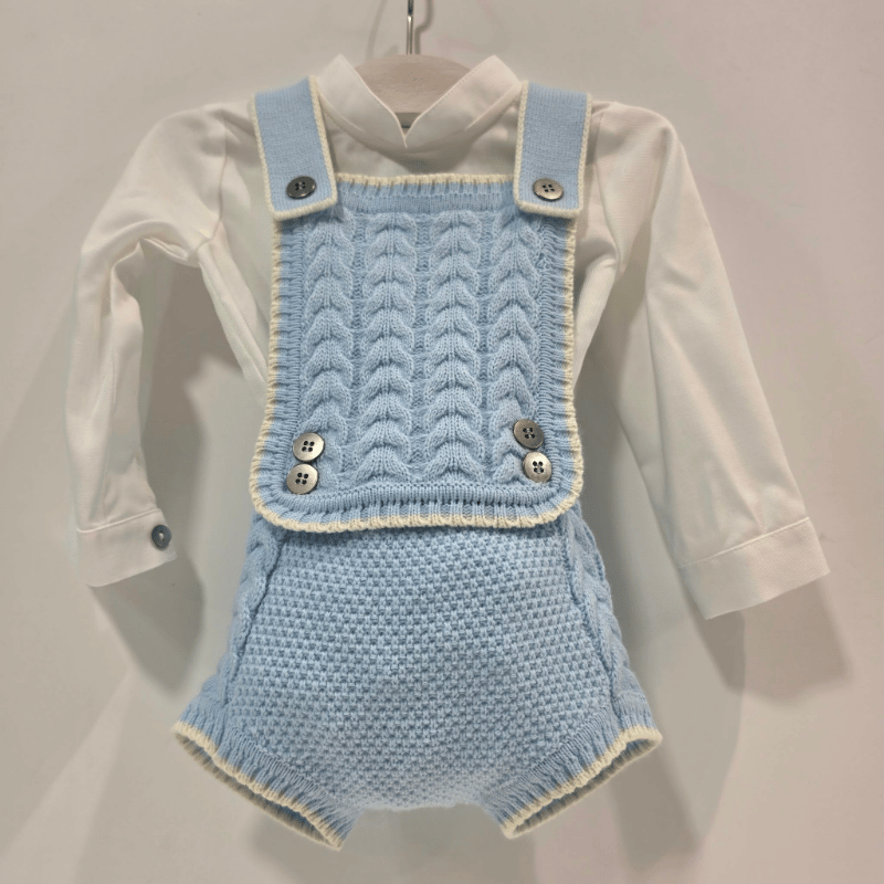 Conjunto niño peto chaqueta azul bebé Rahigo otoño invierno