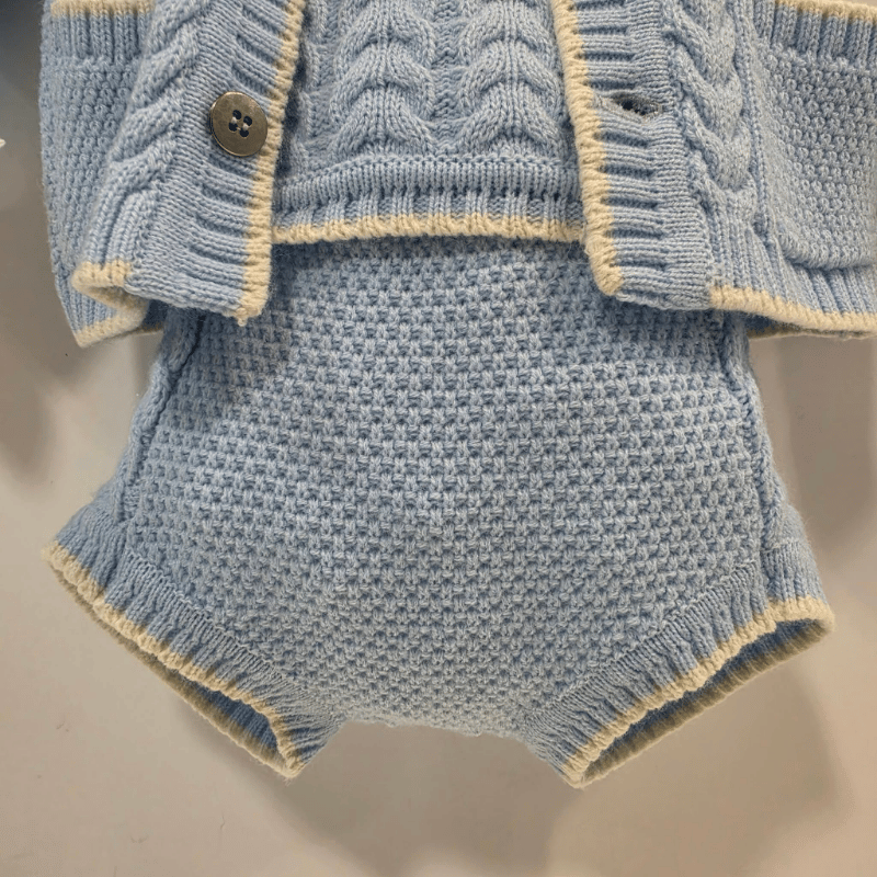 Conjunto niño peto chaqueta azul bebé Rahigo otoño invierno