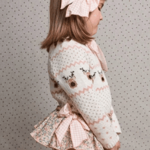 Jersey renos rosas colección Balancín La Martinica invierno 26/27