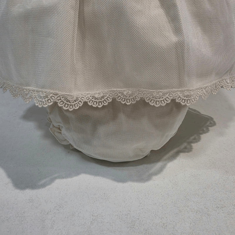 Vestido en punto tela ceremonia Lua Paz Rodríguez invierno