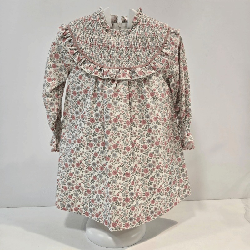 Vestido infantil estampado colección Ledicia Paz Rodríguez