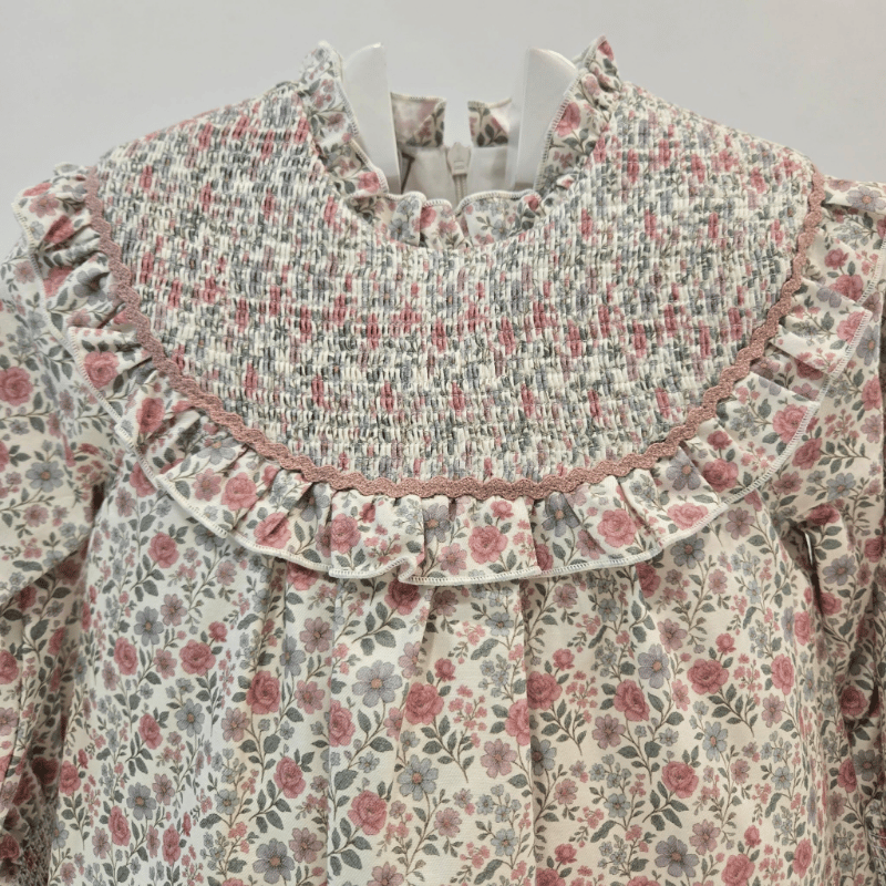 Vestido infantil estampado colección Ledicia Paz Rodríguez